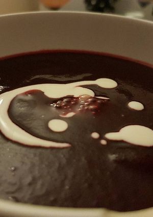 Une photo de Velouté de betterave