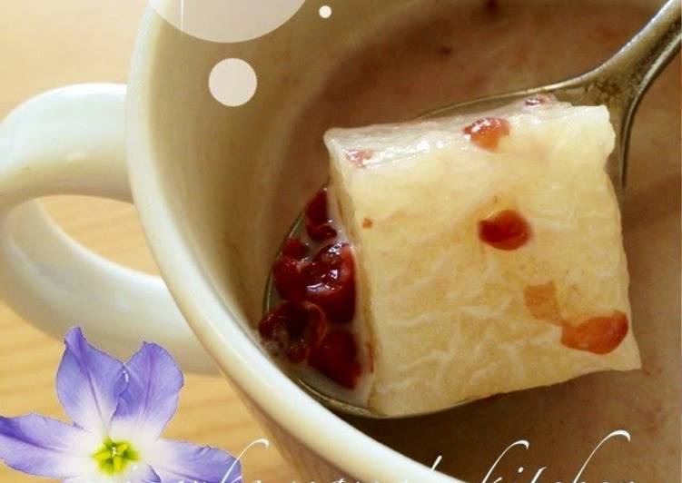 Easy Hot Milk Zenzai in a Mug