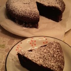 A picture of No Meringue Necessary Easy Rich Gateau au Chocolat (Chocolate Cake).