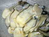 clean oysters
