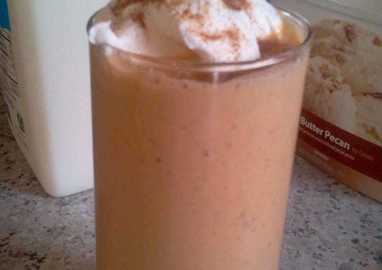 Steps to Make Speedy Pumpkin Milkshake