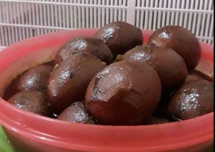 Langkah Mudah untuk Menyiapkan Telur coklat yang Lezat