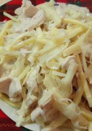 減醣料理-筍絲雞胸肉 的食譜成品照片