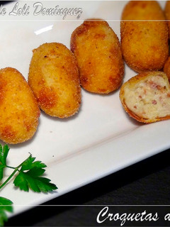 Una foto de Croquetas de jamón