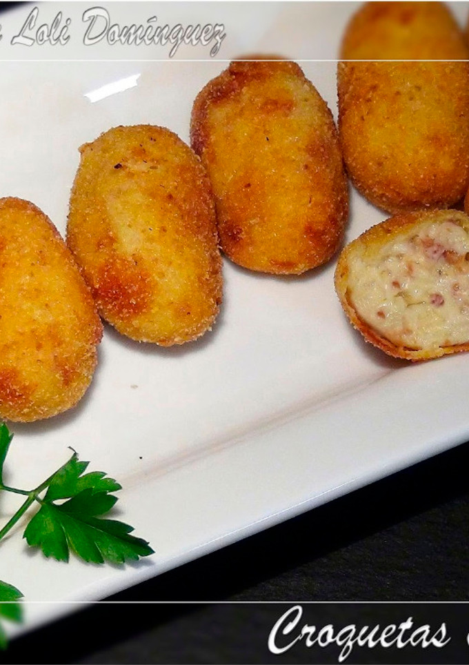 Una foto de Croquetas de jamón
