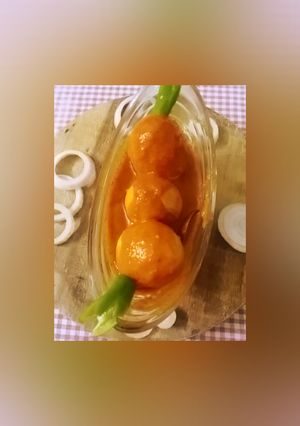 এগ ইন্ মশলা সস (egg in masala sauce recipe in Bengali) রেসিপির প্রধান ছবি