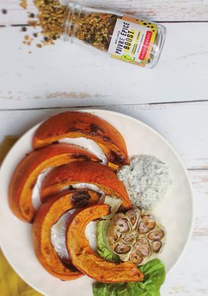 Une photo de Potimarron rôti aux epices