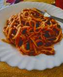 Espaguetis con verdura🍝🍝🍝