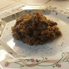 A picture of Rice And Tinned Sardines.