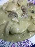 Sausage chicken and mushroom gravy