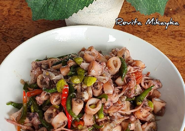 Resep Cumi asin pete, Lezat