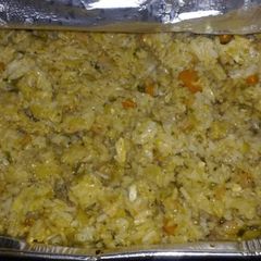 A picture of (Benihanna Style) Chicken Fried Rice.