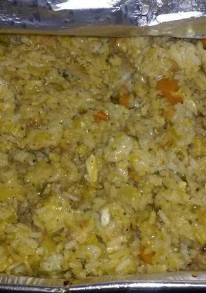 A picture of (Benihanna Style) Chicken Fried Rice.