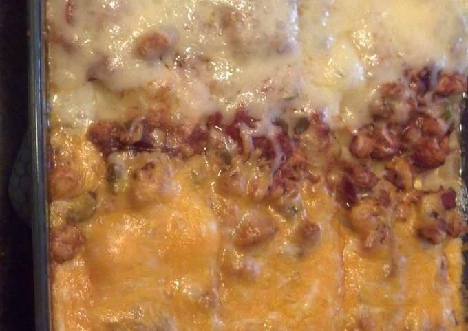 Recipe of Quick BBQ Chicken Lasagna