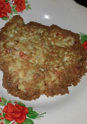 Foto resep 08.Telur dadar kelapa parut