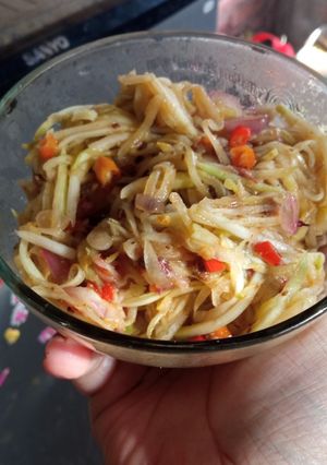 Foto resep Sambal mangga terasi iris