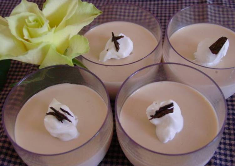 Roasted Green Tea Pudding