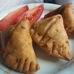 A picture of Crispy Samosas with Easy Homemade Wrappers.