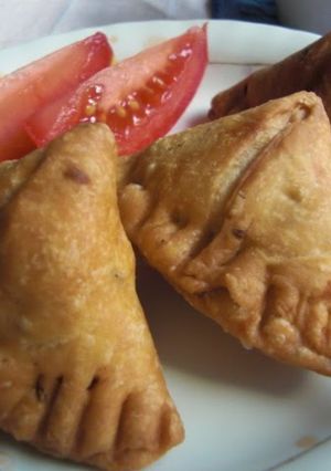 A picture of Crispy Samosas with Easy Homemade Wrappers.