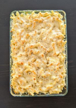 A picture of Simple macaroni cheese.