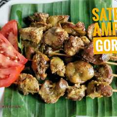 A picture of Sate Ati Ampela Goreng.
