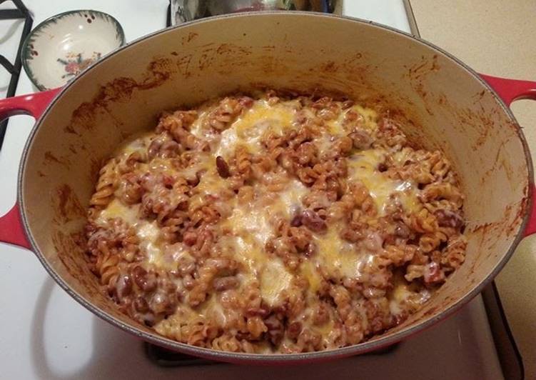 Steps to Prepare Ultimate Skinny Chili Mac Casserole