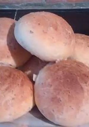 A picture of Pan Granjero! (Bacon and cheese bread).