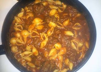 How to Prepare Delicious My Shells and Meat Sauce