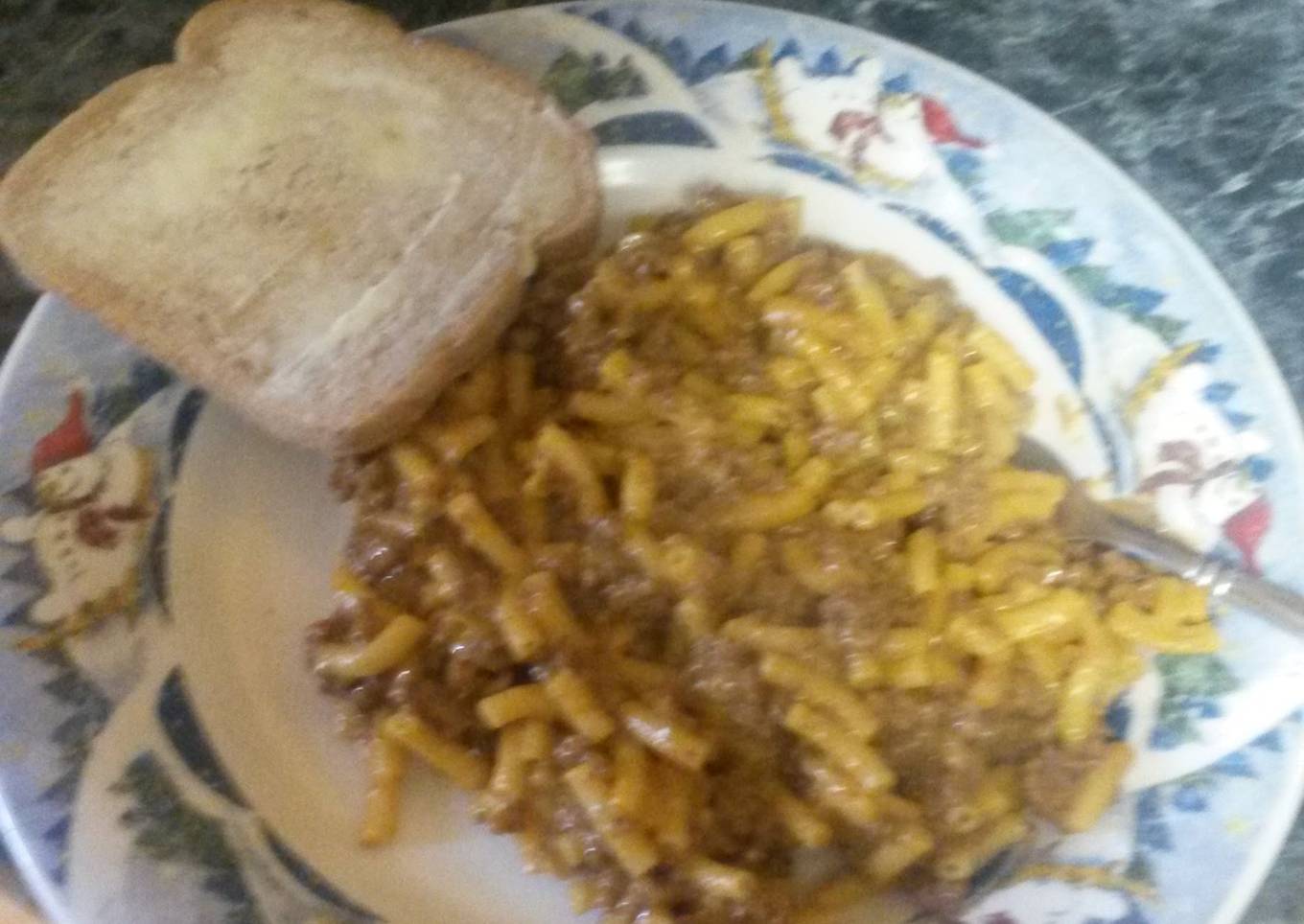 Cheese berger mac