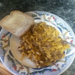 A picture of Cheese berger mac.