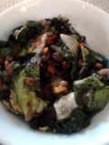 Cranberry Walnut Salad With pomegranite dressing (cheaters)
