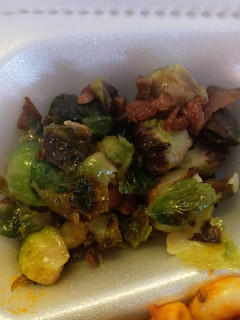 A picture of Roasted Bacon and Brussels Sprouts.