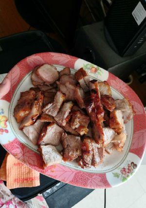 รูปของ สันคอหมูย่าง