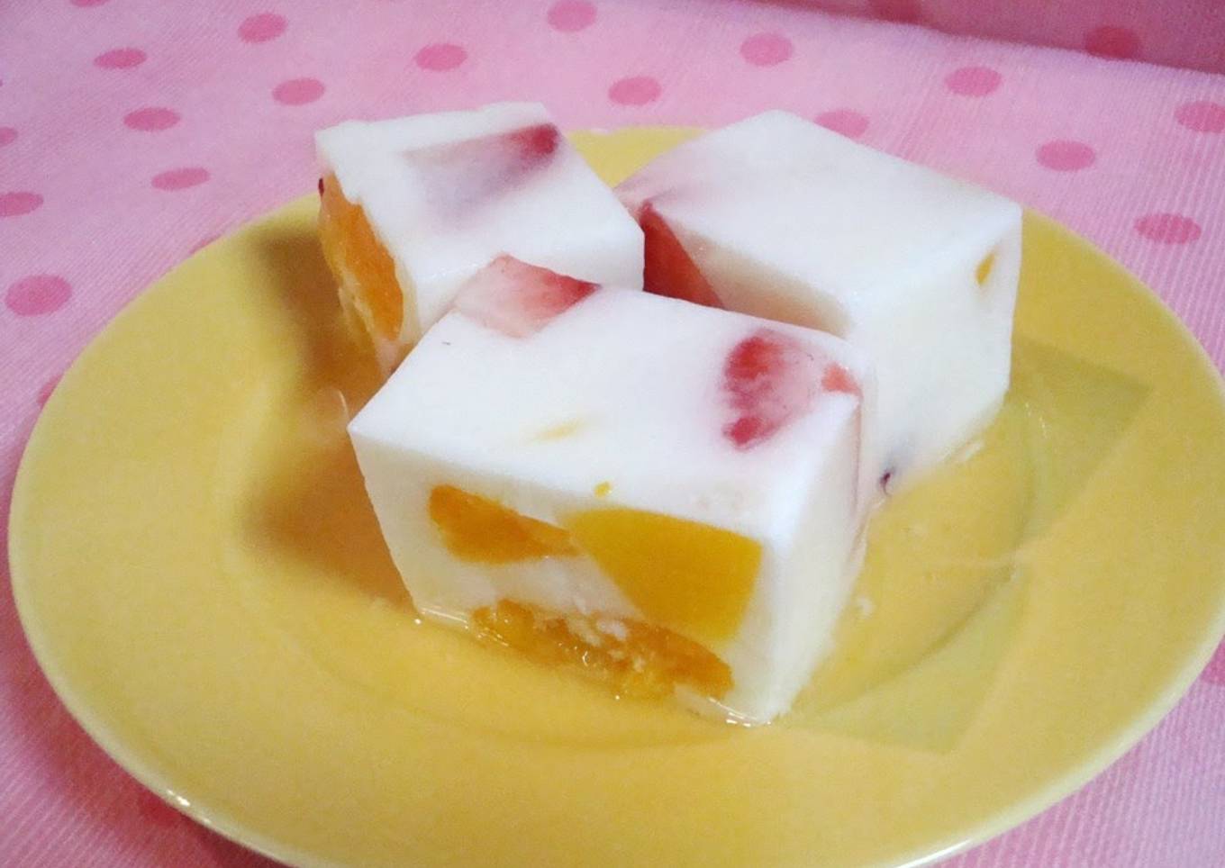 Fruit Yogurt Agar (Kanten)