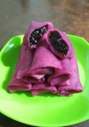 Foto resep Dadar Gulung Buah Naga