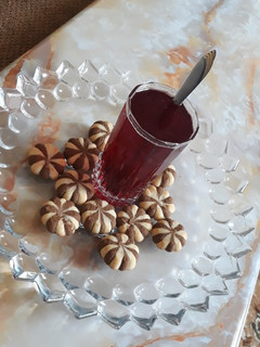 عکسی از دستور شربت توت سیاه