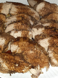 A picture of Balsamic pork medalions.