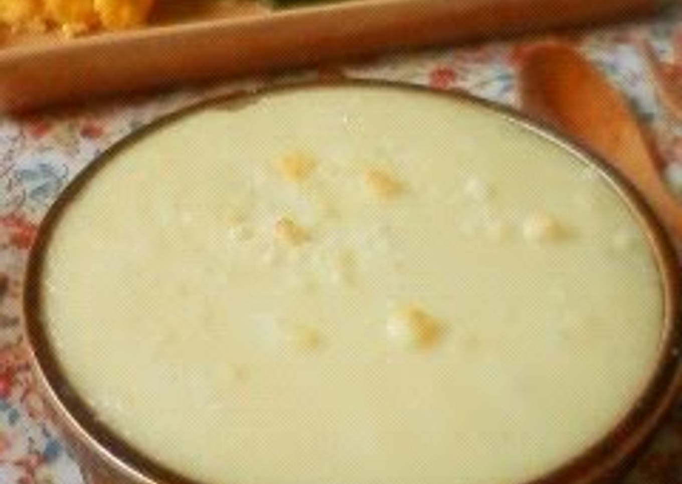 Baby Food: Oil-Free White Sauce with Soy Milk and Rice Flour