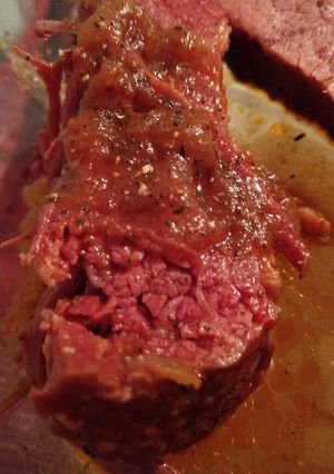 A picture of Red Wine Brisket.