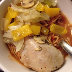 A picture of Lemon Garlic Chicken.