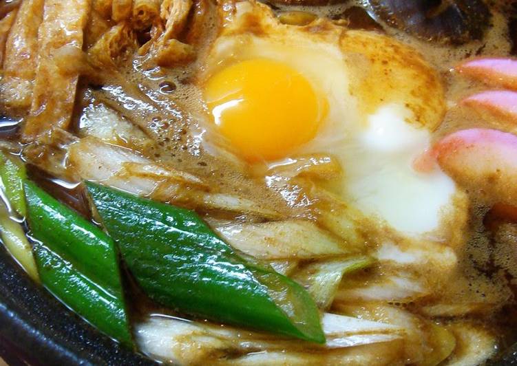 Easiest Way to Prepare Award-winning A Nagoya Speciality: Miso-Stewed Udon Noodles