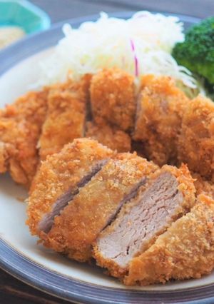 A picture of Easy Pork Cutlets with Minimal Cleanup Using Batter Mixture.