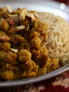 A picture of Macrobiotic Style Chana Masala.