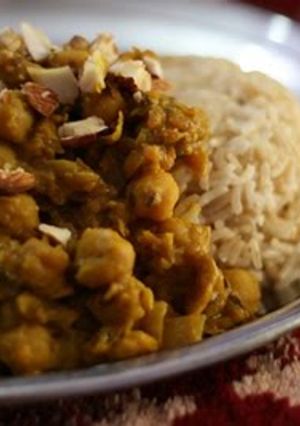 A picture of Macrobiotic Style Chana Masala.
