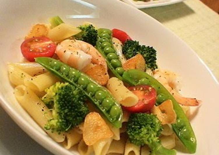 Recipe of Super Quick Homemade Penne with Spring Vegetables