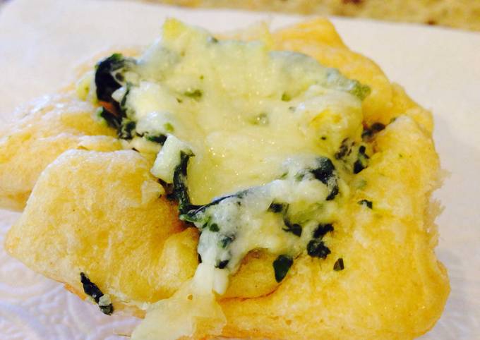 Spinach Artichoke Dip Bites