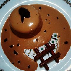 A picture of Simple Choco Panna Cotta.