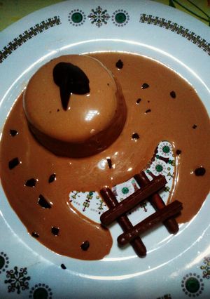 A picture of Simple Choco Panna Cotta.