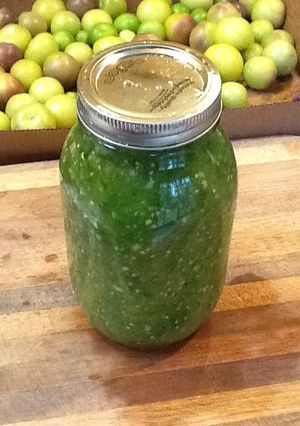 A picture of Salsa Verde.