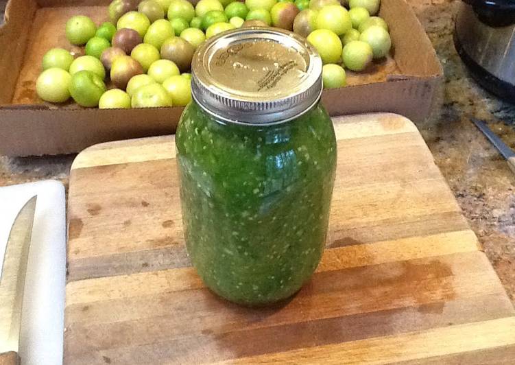 Simple Way to Make Speedy Salsa Verde